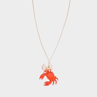 Ketting koord krab oranje