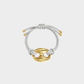 Armband boon staal grijs