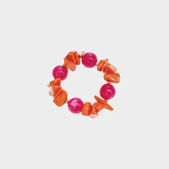 Armband beads staal zomer