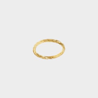 Ring twist goud 17