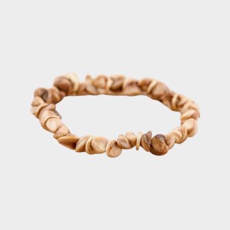 Armband beads taupe