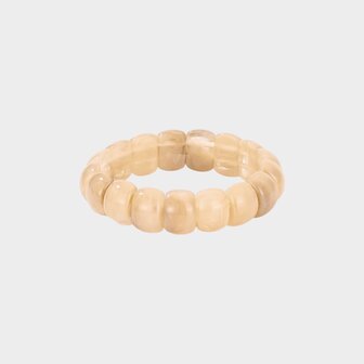 Armband resin kraal zand