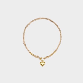 Ketting koord hart zand