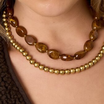 Ketting resin rood