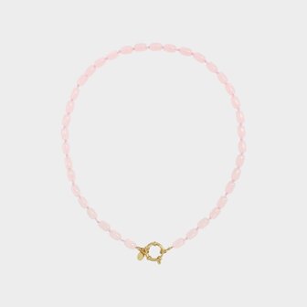 Ketting tube slot roze