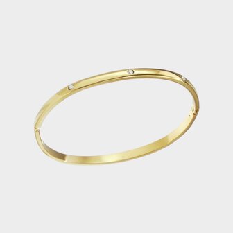 Armband bangle wit