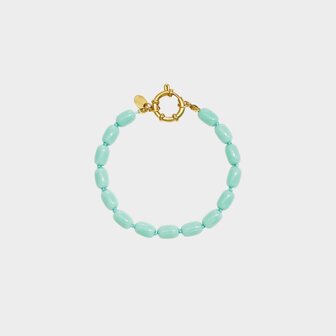 Armband tube slot aqua