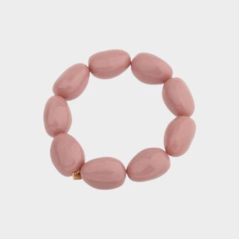 Armband kraal oudroze