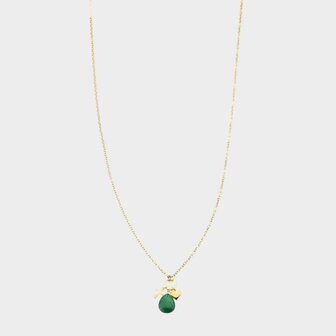 Ketting steen kruis groen