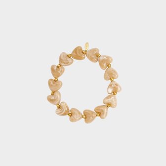 Armband harten staal lichtbruin