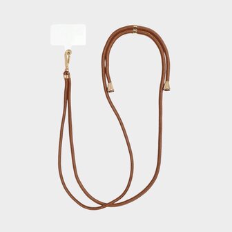 Telefoonkoord draad lang bruin