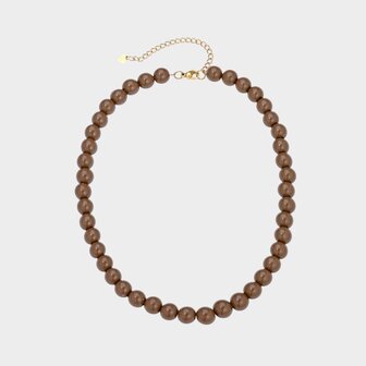 Ketting kraal bruin