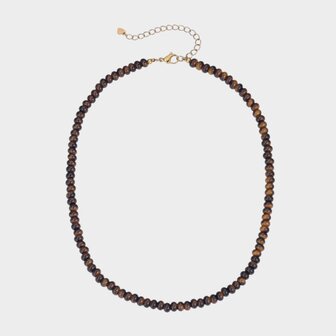 Ketting kraal melee bruin