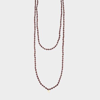 Ketting lang kraal rood