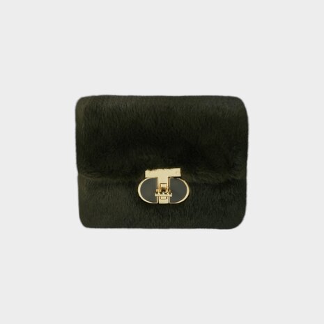 Tas fluffy slot groen