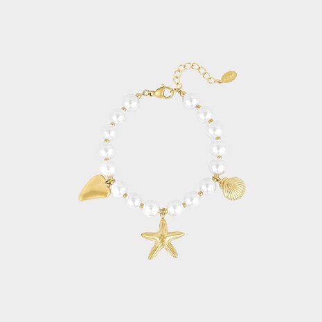 Armband bedel parel strand
