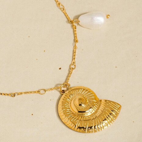 Ketting schelp parel