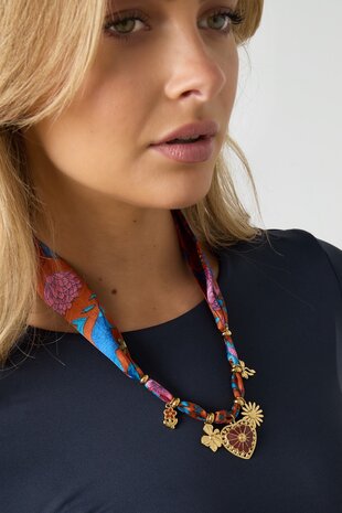 Ketting shawl zon bruin