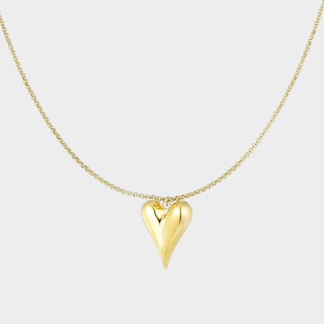 Ketting hart goud