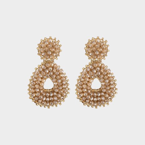 Oorbellen druppel miyuki zand