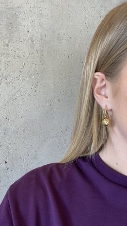 Oorbellen creool bol staal