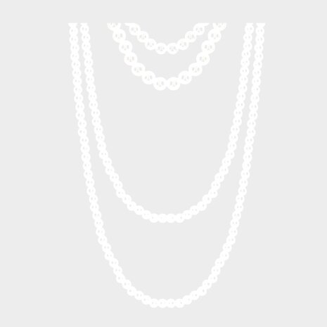 Ketting multi parel