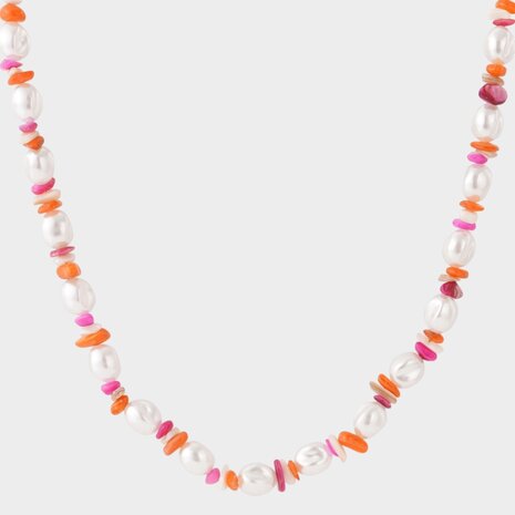 Ketting parel steen multi