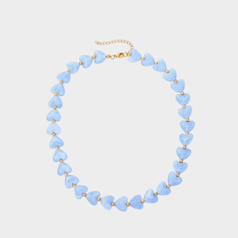Ketting harten staal blauw