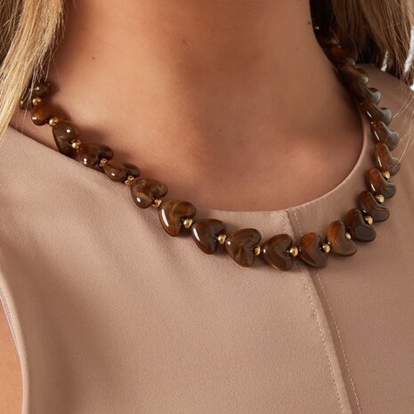 Ketting harten staal blauw