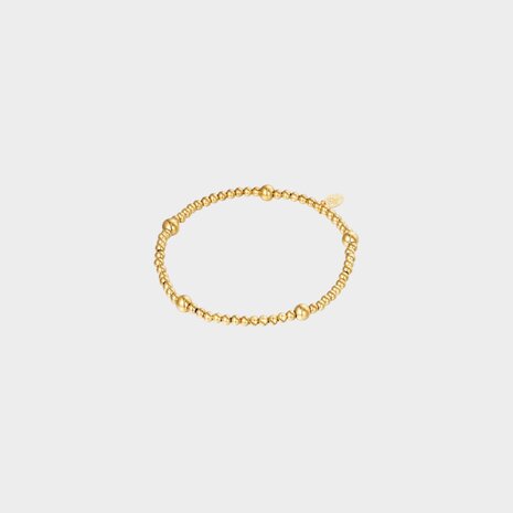 Armband goud kraal solo
