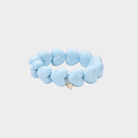 Armband harten resin lichtblauw