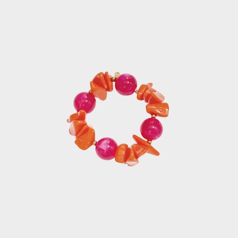 Armband beads staal zomer