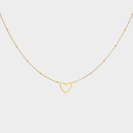 Ketting staal bol hart