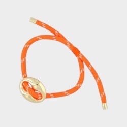 Armband boon staal oranje