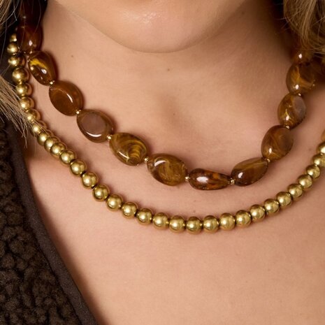 Ketting resin rood