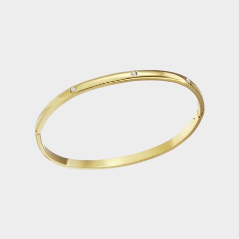 Armband bangle wit