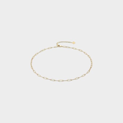 Ketting schakel ovaal goud