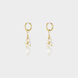 Oorbellen creool beads parels
