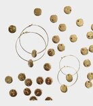 Oorbellen creool letter groot