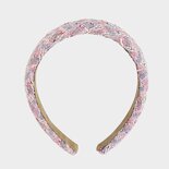 Haarband stof lila mêlee