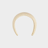 Haarband zigzag beige