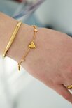 Armband hart wit