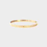 Armband bangle staal hart