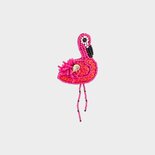 Broche fuchsia flamingo