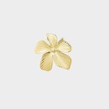 Broche bloem goud