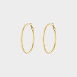 Oorbellen ring goud staal