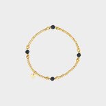 Armband bol crystal zwart