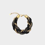 Armband draai staal zwart