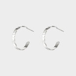 Oorbellen hart zilver