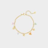 Armband schakel bedel multi